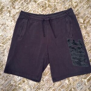 Nike Fleece Athletic Shorts Gray Men’s M
